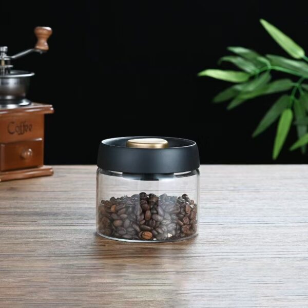 500ml Vacuum storage jar with black cover