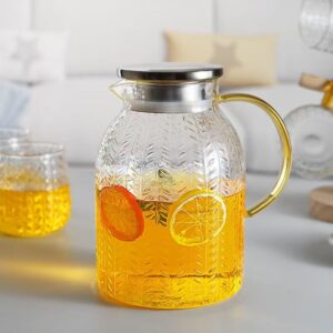 High temperature resistance glass cold water kettle