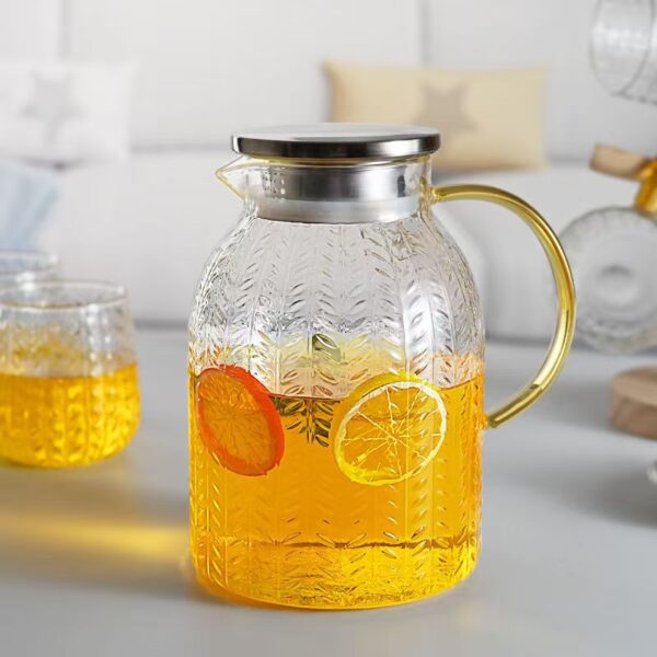 High temperature resistance glass cold water kettle