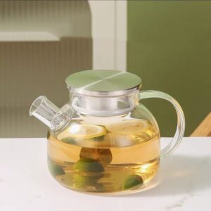 Glass Cold water kettle with stainless steel cover
