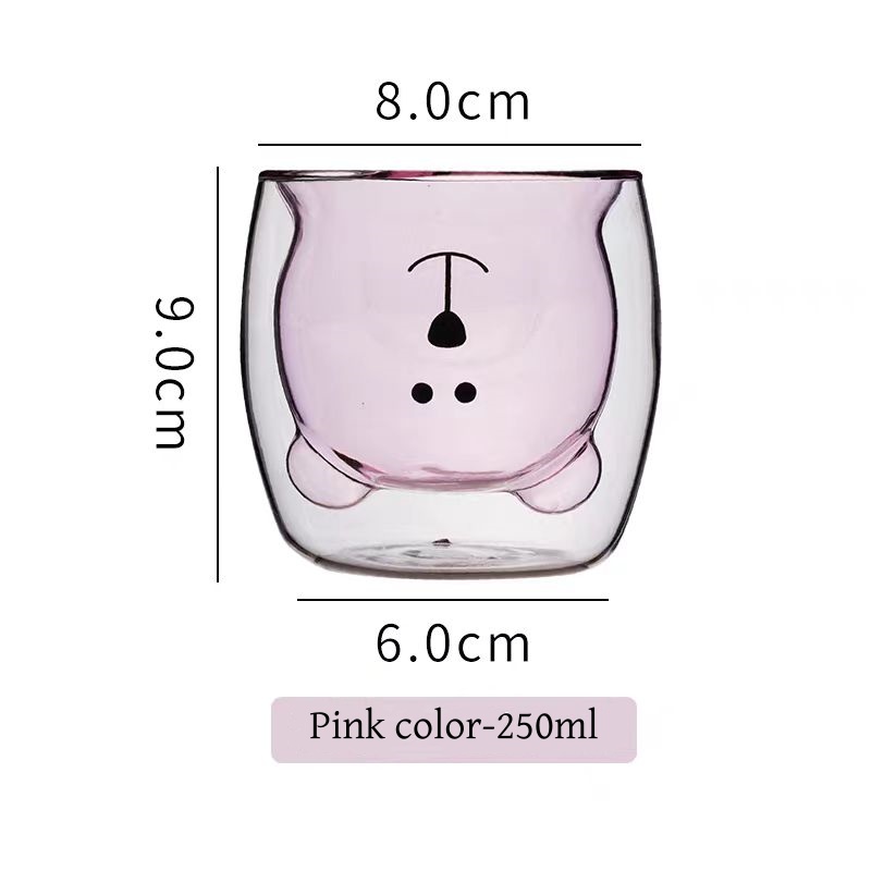 Home 小熊双层玻璃杯 15_副本