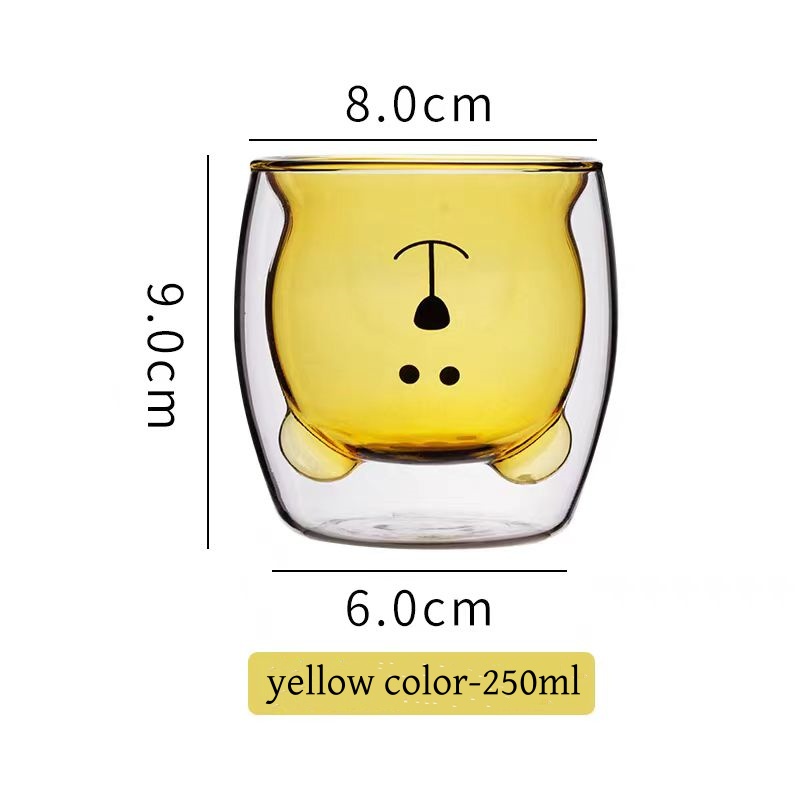 Home 小熊双层玻璃杯 16_副本