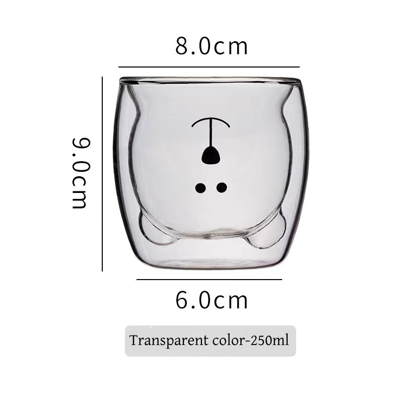Home 小熊双层玻璃杯 18_副本