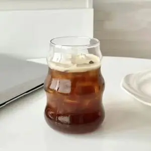 530ml Caterpillar shaped glass cup