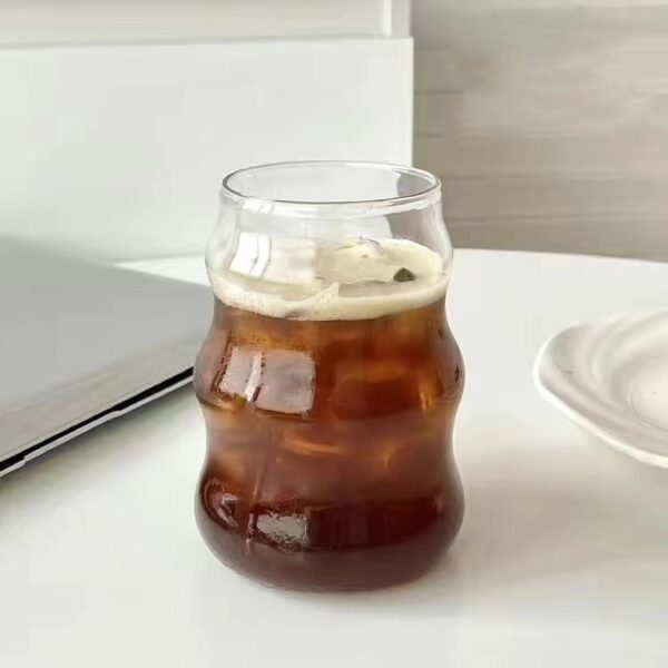 530ml Caterpillar shaped glass cup