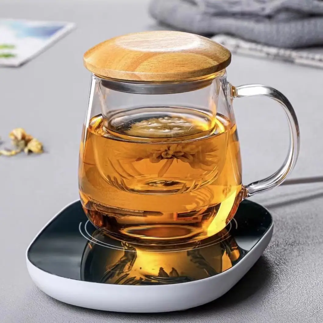 Home 竹盖泡茶玻璃杯 2_副本