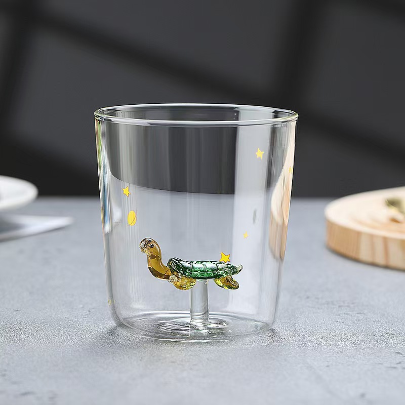 Home 海龟玻璃杯