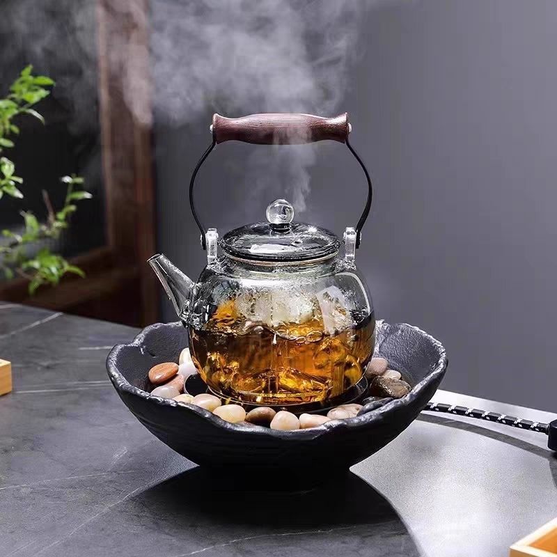 Basket-shaped pot